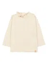 Bamboom Fine-ribbed Blouse In Metallic