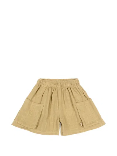 Bamboom Babies' Front-pockets Shorts In Neutral