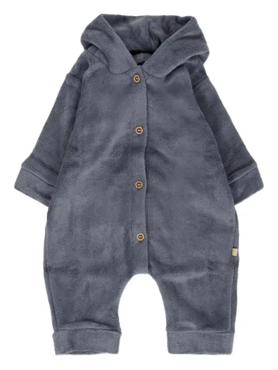 Bamboom Hooded Babygrow Set In Gray