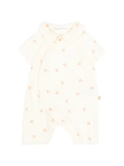 Bamboom Babies' Leaf-pattern Romper In Neutral
