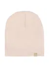 Bamboom Logo-plaque Beanie In Pink