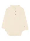 Bamboom Ruffled Long-sleeved Body In Neutral