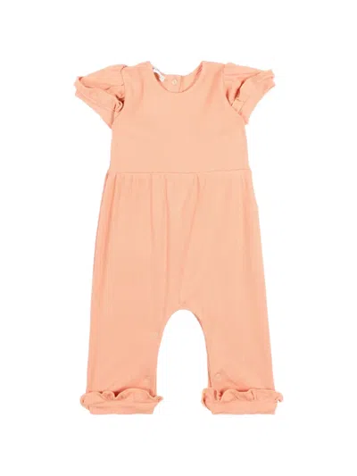 Bamboom Babies' Ruffled Romper In Orange