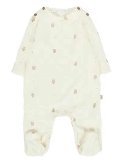 Bamboom Squirrel-print Babygrow In Neutral