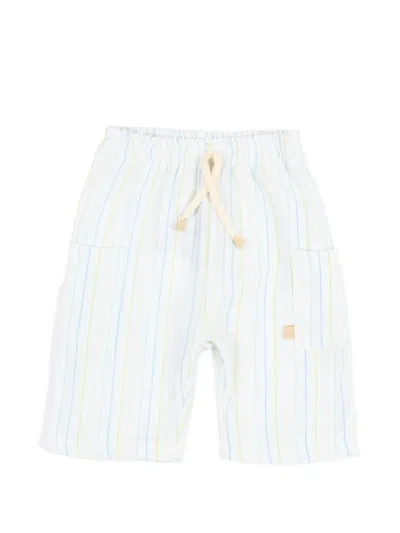 Bamboom Babies' Striped Shorts In White