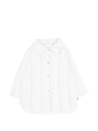 Bamboom Babies' Stripe-pattern Shirt In White