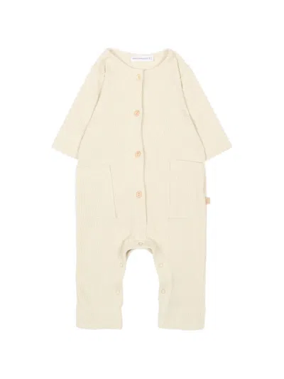 Bamboom Babies' Waffle-knit Pajama In Neutral