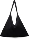 Bambou Roger Kwong Black Wr Parachute Adjustable Tote In Black