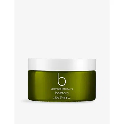 Bamford Geranium Bath Salts 250g In Green