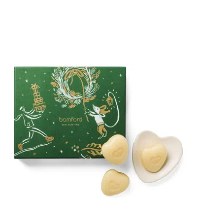 Bamford Soap Trio And Dish Gift Set In Multi