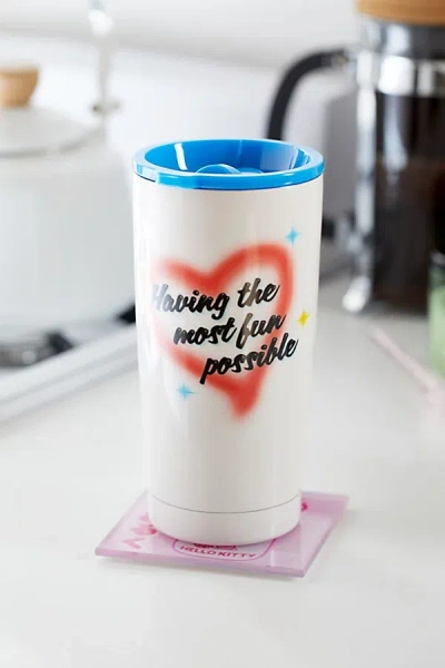 Ban.do Ban. Do Most Fun Possible Stainless Steel Thermal Mug In White At Urban Outfitters