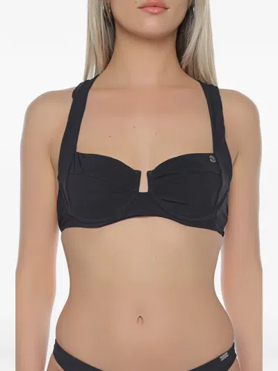 Banana Moon Balco Underwired Crossover Bikini Top In Multi