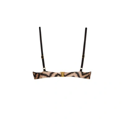 Banana Moon Haut De Maillot Imprimé In Brown