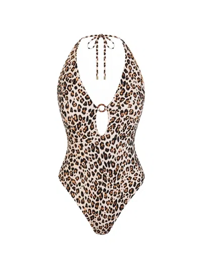 Banana Moon Mirelo Savari Leopard-print Swimsuit In Animal Print