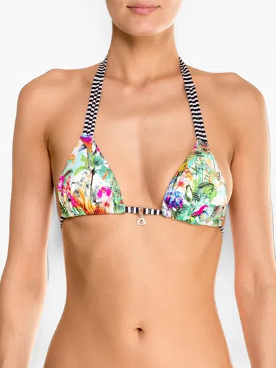 Banana Moon Oliver Waterfall Bikini Top In White