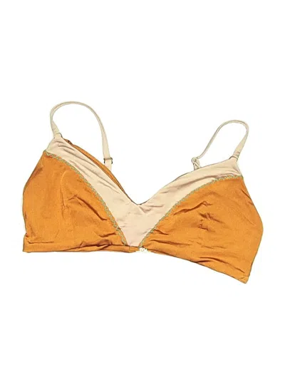 Pre-owned Banana Moon Swimsuit Top Gold Swimwear
