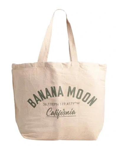 Banana Moon Woman Handbag Beige Size - Jute, Cotton In Neutral