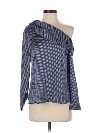 Banana Republic 3/4 Sleeve Blouse In Blue