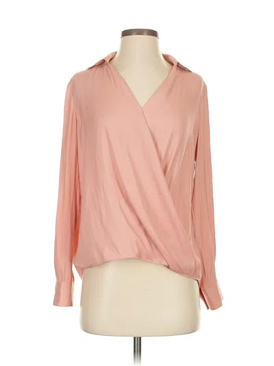 Pre-owned Banana Republic 3/4 Sleeve Blouse In Pink
