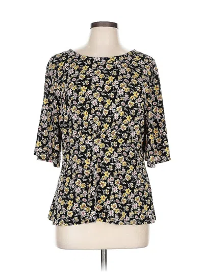 Pre-owned Banana Republic 3/4 Sleeve Blouse In Yellow