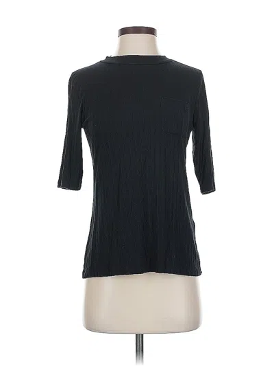 Pre-owned Banana Republic 3/4 Sleeve T-shirt In Black