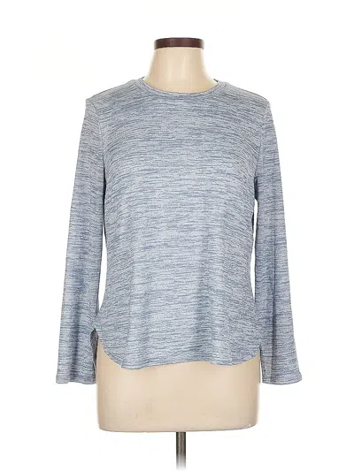 Pre-owned Banana Republic 3/4 Sleeve T-shirt In Blue