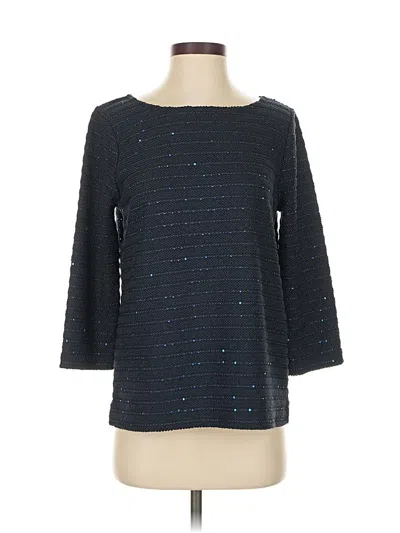 Pre-owned Banana Republic 3/4 Sleeve T-shirt In Blue