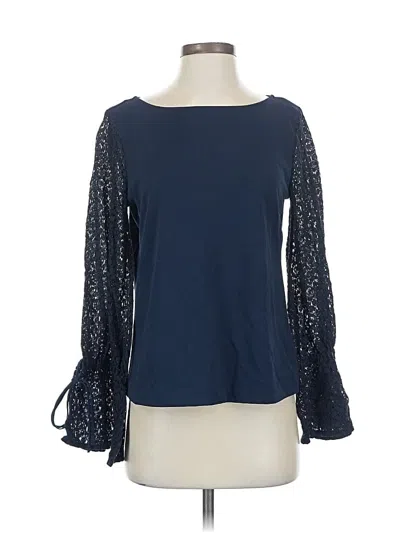 Pre-owned Banana Republic 3/4 Sleeve T-shirt In Blue