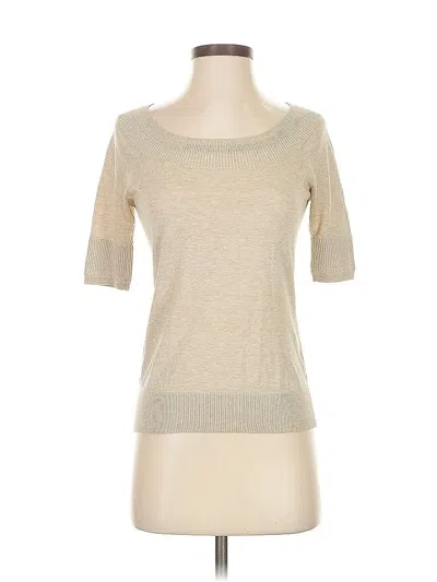 Pre-owned Banana Republic 3/4 Sleeve T-shirt In Brown