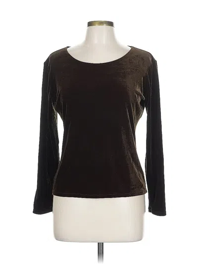 Pre-owned Banana Republic 3/4 Sleeve T-shirt In Brown