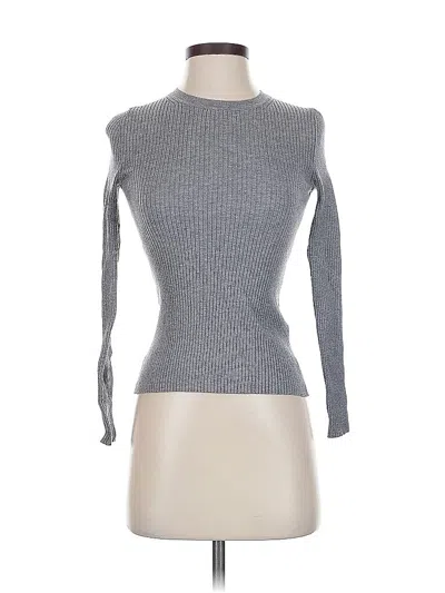 Pre-owned Banana Republic 3/4 Sleeve T-shirt In Gray