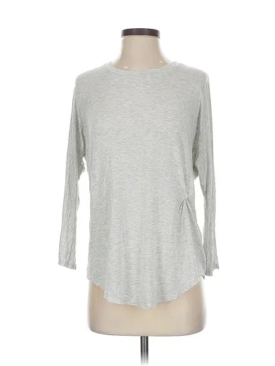 Pre-owned Banana Republic 3/4 Sleeve T-shirt In Gray