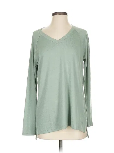 Pre-owned Banana Republic 3/4 Sleeve T-shirt In Green
