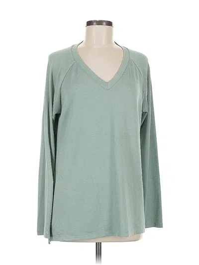 Pre-owned Banana Republic 3/4 Sleeve T-shirt In Green