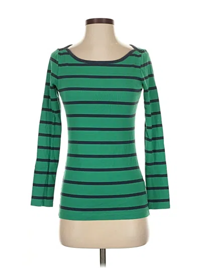 Pre-owned Banana Republic 3/4 Sleeve T-shirt In Green