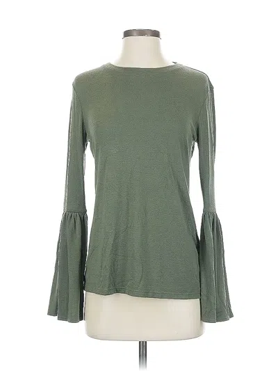Pre-owned Banana Republic 3/4 Sleeve T-shirt In Green