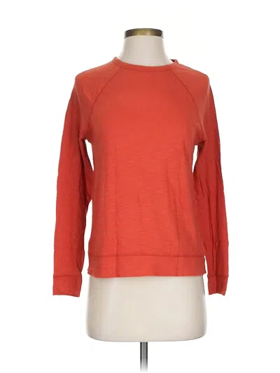Pre-owned Banana Republic 3/4 Sleeve T-shirt In Orange