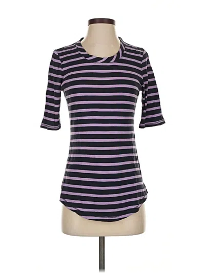 Pre-owned Banana Republic 3/4 Sleeve T-shirt In Purple