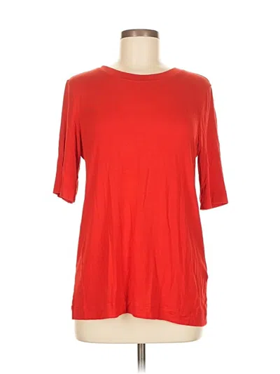 Pre-owned Banana Republic 3/4 Sleeve T-shirt In Red