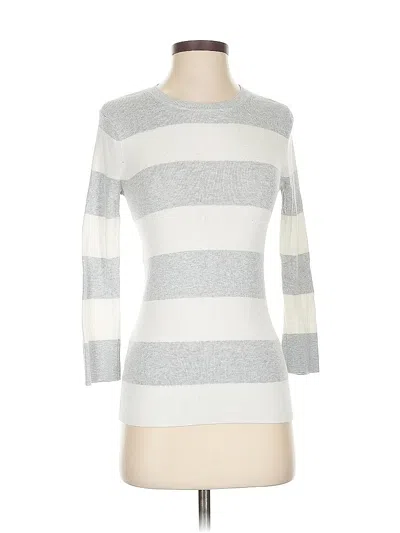 Pre-owned Banana Republic 3/4 Sleeve T-shirt In Silver