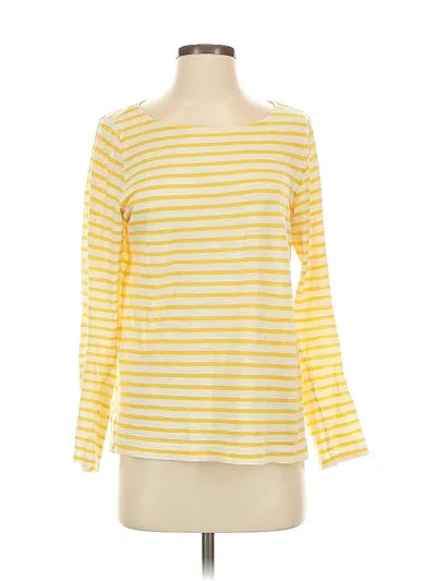 Pre-owned Banana Republic 3/4 Sleeve T-shirt In Yellow