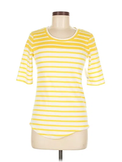 Banana Republic 3/4 Sleeve T-shirt In Yellow