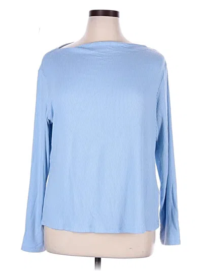 Banana Republic 3/4 Sleeve T-shirt In Blue