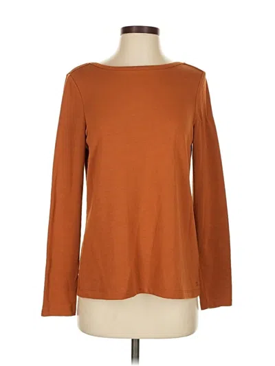 Pre-owned Banana Republic 3/4 Sleeve T-shirt In Brown