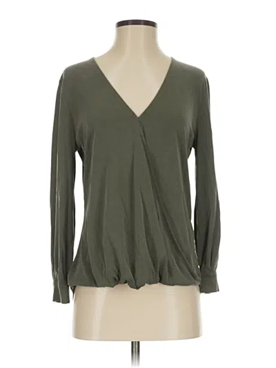 Pre-owned Banana Republic 3/4 Sleeve T-shirt In Green