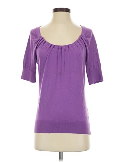 Pre-owned Banana Republic 3/4 Sleeve T-shirt In Purple