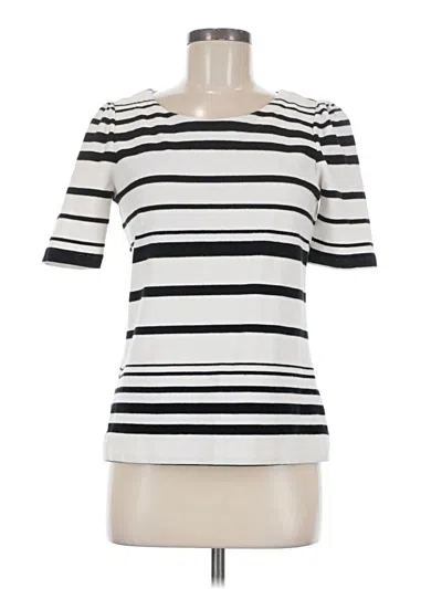 Pre-owned Banana Republic 3/4 Sleeve T-shirt In White