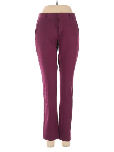 Pre-owned Banana Republic Active Pants In Burgundy