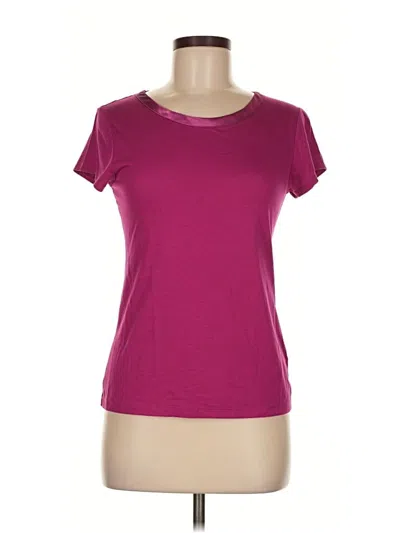 Pre-owned Banana Republic Active T-shirt In Burgundy