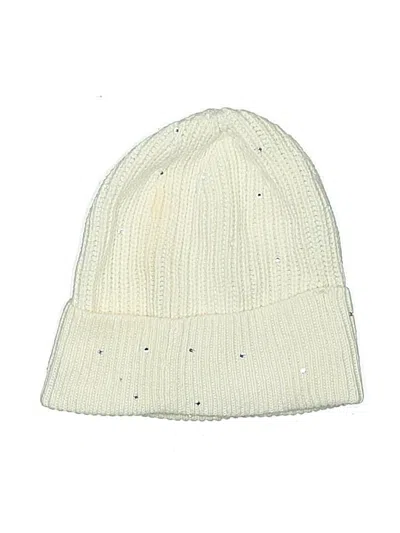 Pre-owned Banana Republic Beanie Hat In Ivory